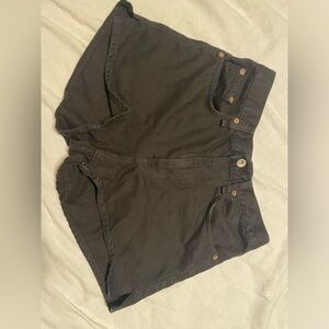 Rag & Bone Black Denim Shorts